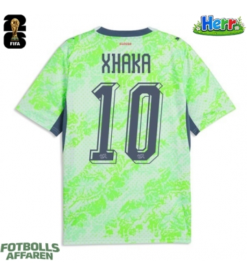 Schweiz Granit Xhaka #10 Bortatröja VM 2026 Kortärmad